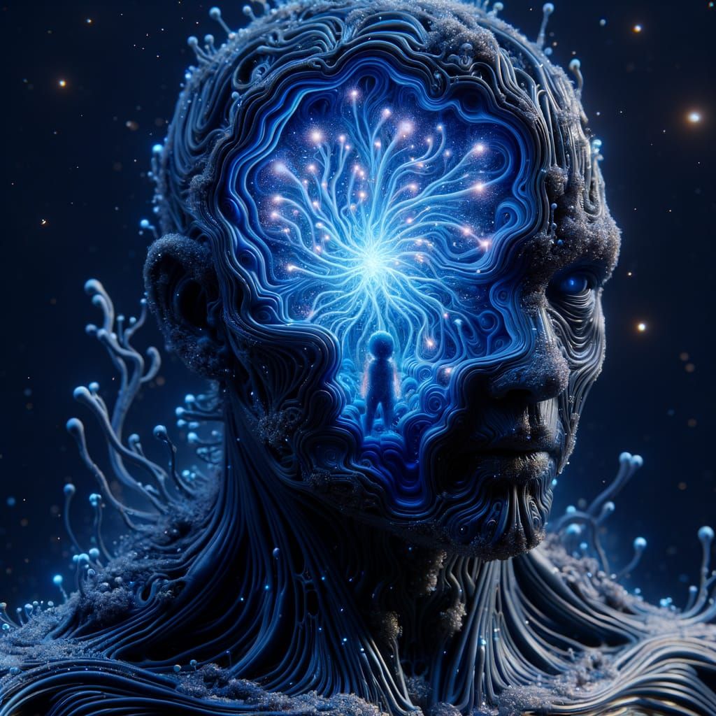 Anthracite Humanoid with Neural Network Interior