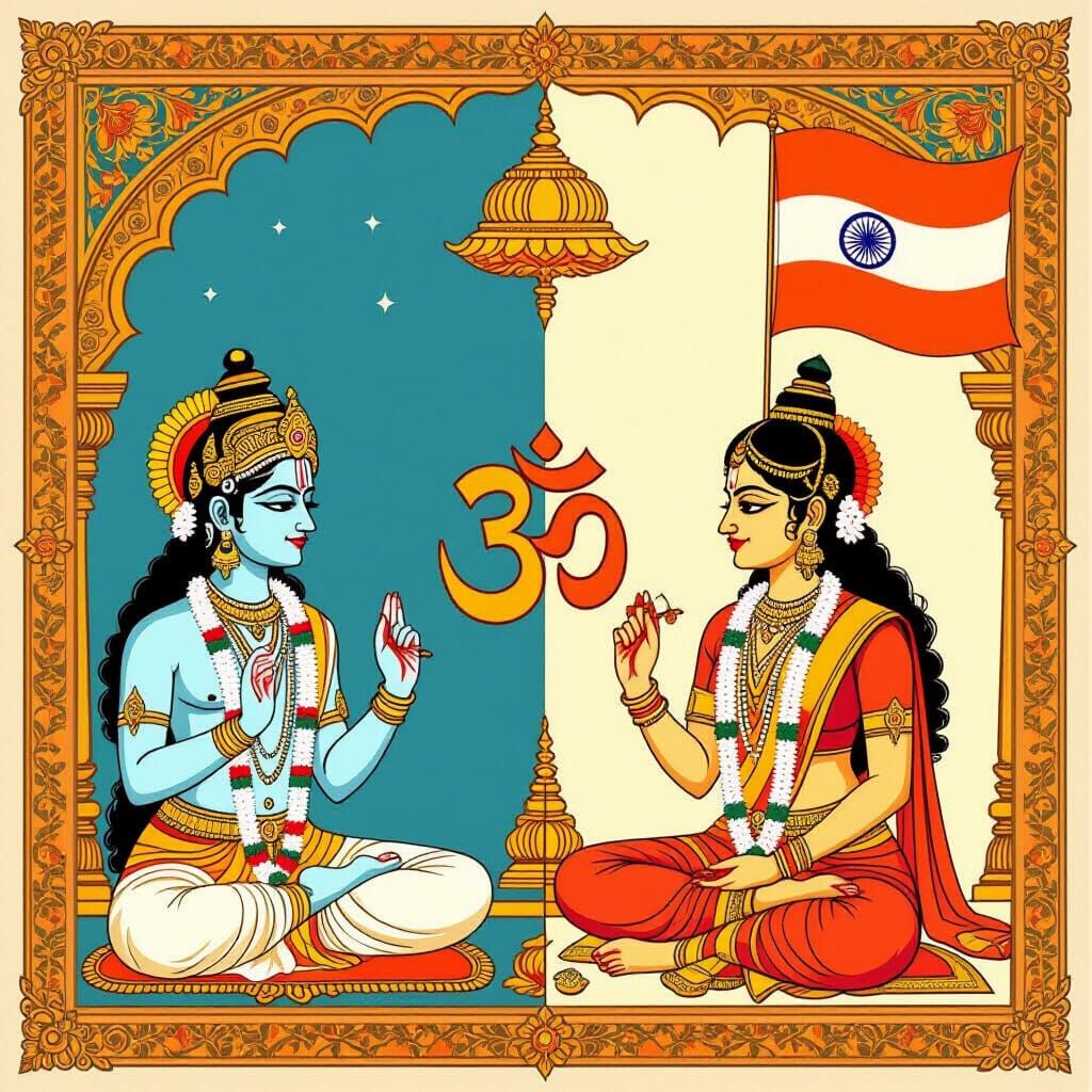 Hindu Dharma and Hindutva: A Visual Comparison