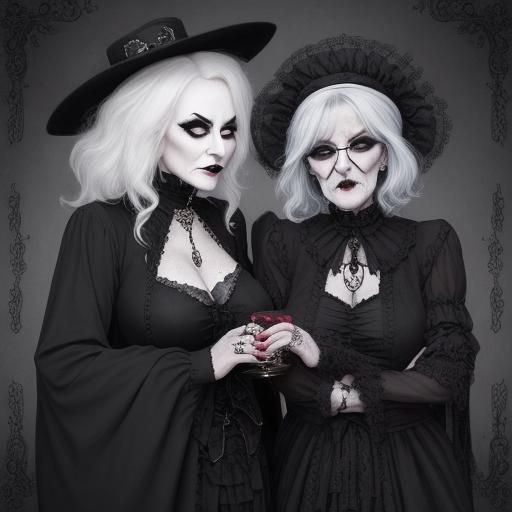 Goth Grannies Generated by AI