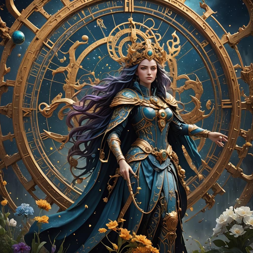Zodiac Virgo Fantasy Concept Art
