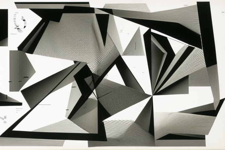 Complex Graphic Score Inspired by M.C. Escher