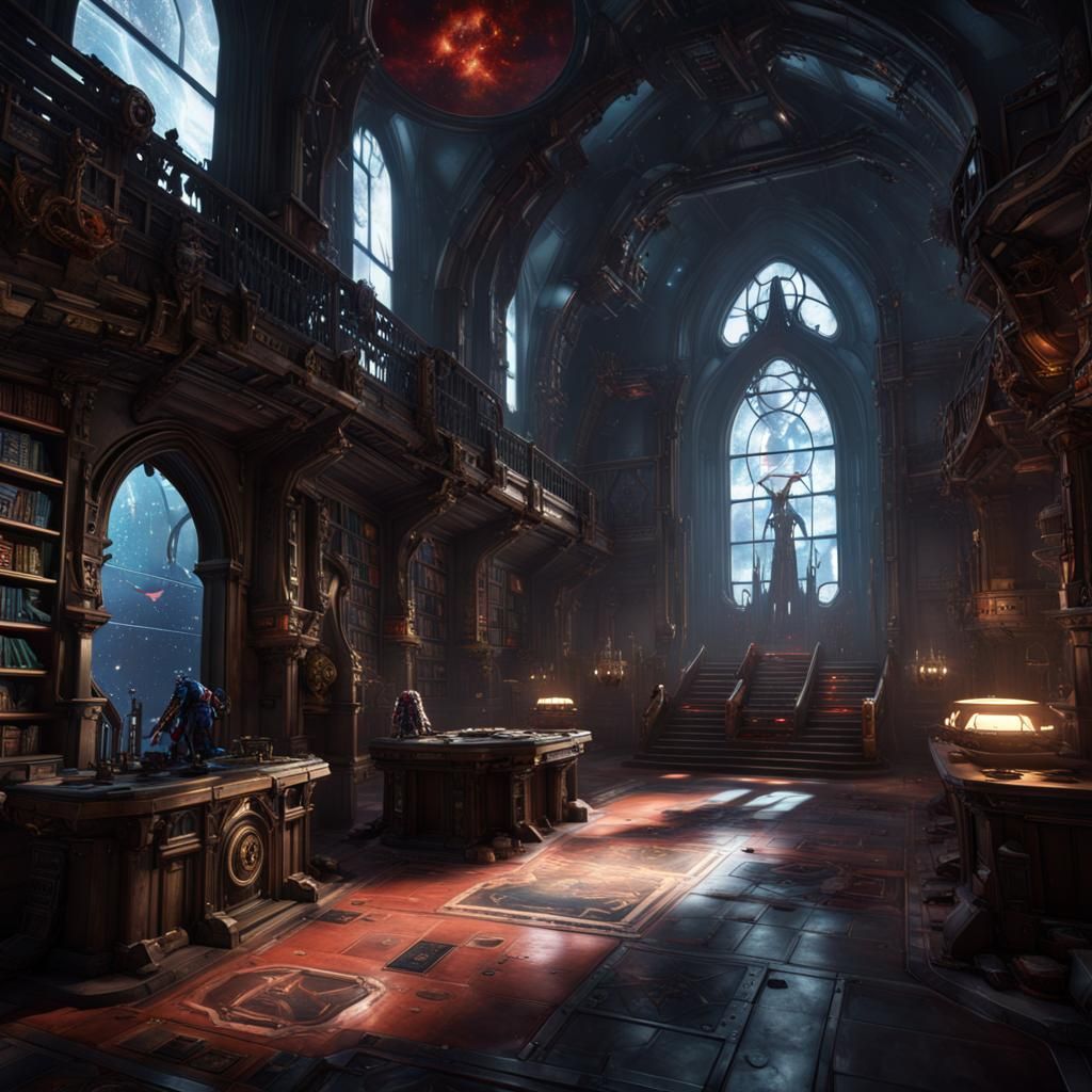 Warhammer Cathedral Ship Interior