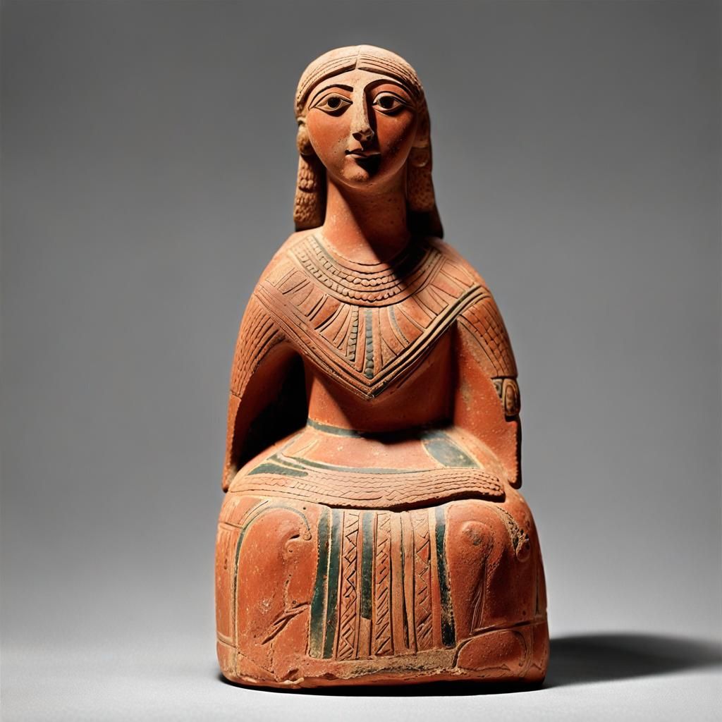 Terracotta Bird Goddess of the Vinca Culture
