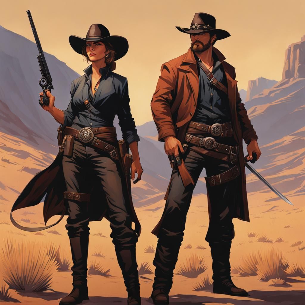 Female Outlaw and her Companion
