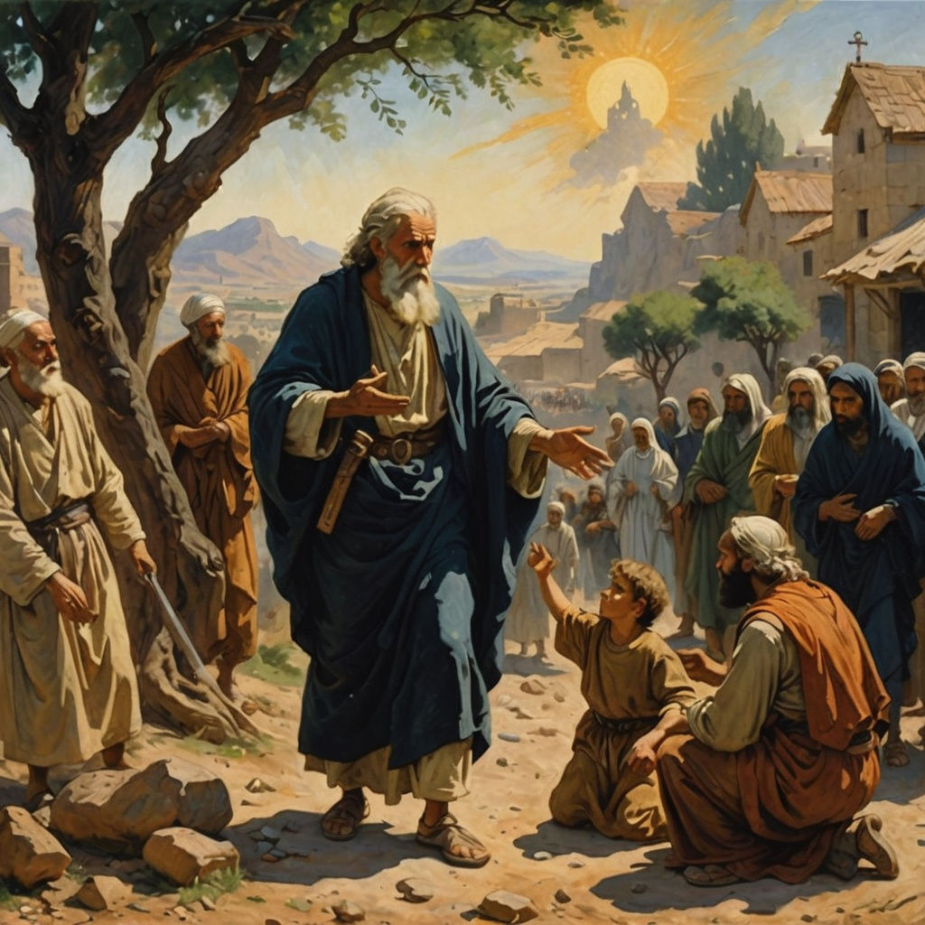 Abraham's Sacrifice: An Impressionistic Biblical Scene