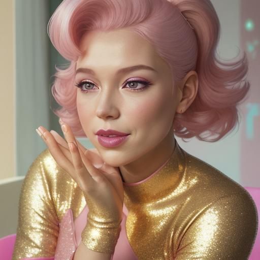 Social Media Winner in Glitterial Pinkosophy Style