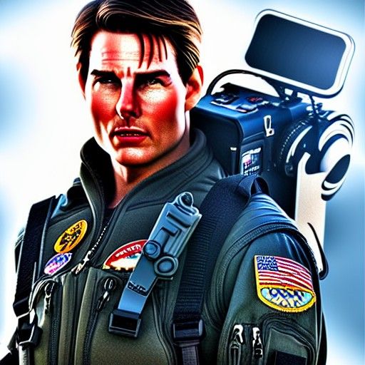 Realistic Portrait of a Pilot in Cinematic Lighting