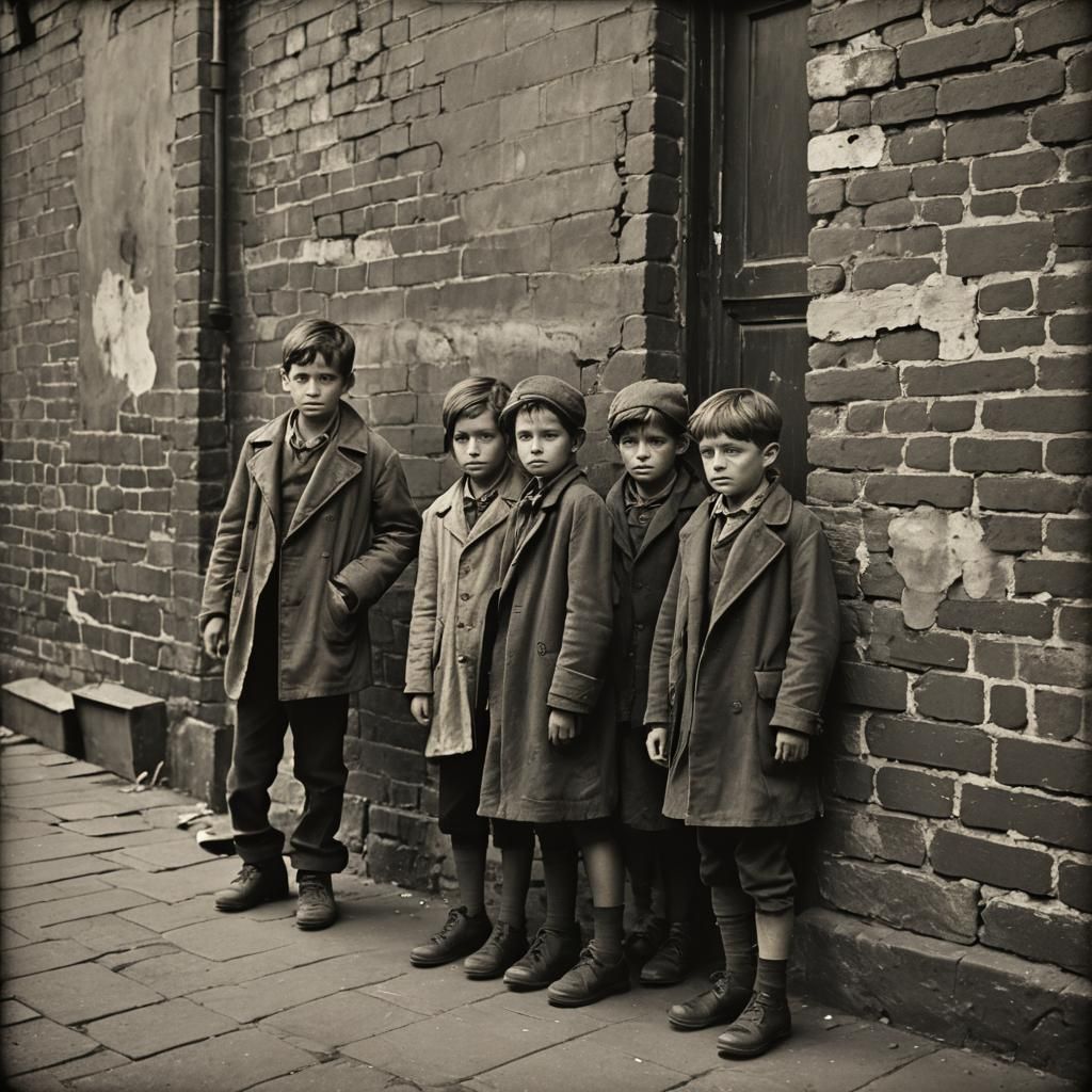 Dublin Children in Slums: 1940s Documentary Photography