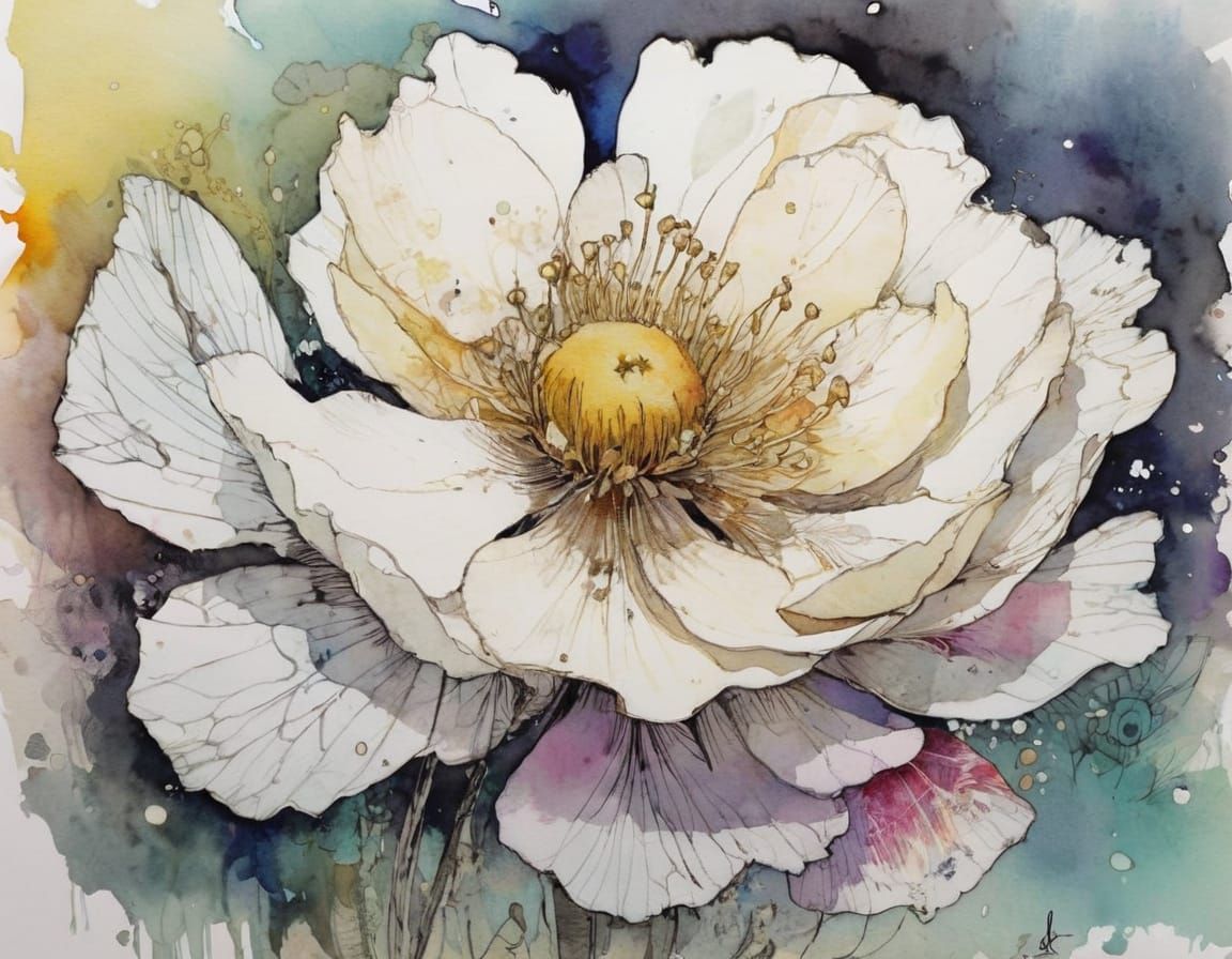 Ethereal Dreams in Pale Yellow