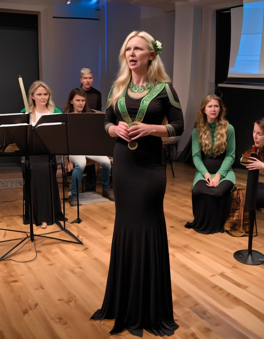 Celtic Goddess Brigid at a Modern Poetry Slam