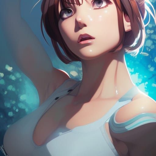 Anime Portrait in Hyperdetailed Style