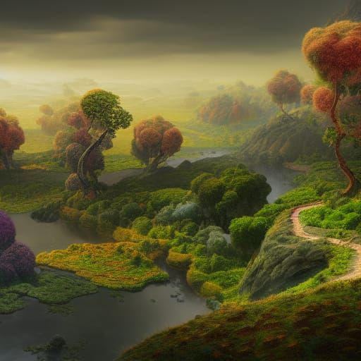 Mother Nature creating fertile lands
