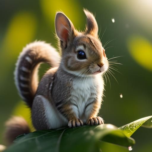 Hybrid Animal Portrait in Hyperrealistic Macro Photography