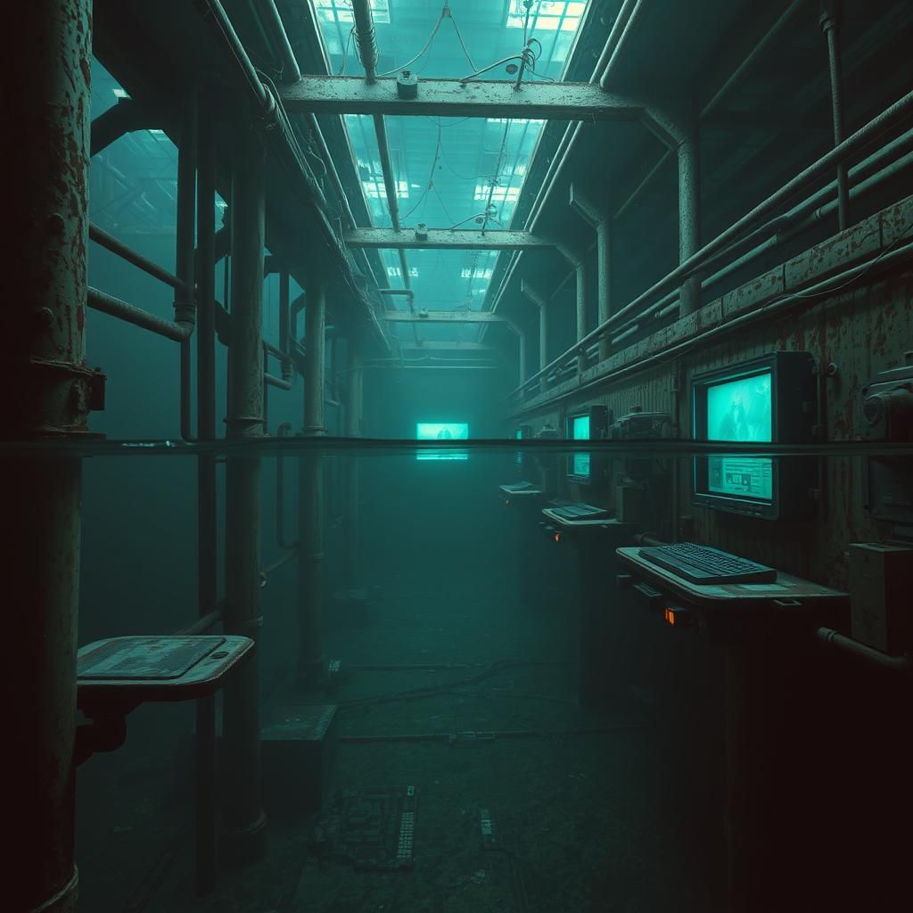 Eerie Abandoned Underwater Research Facility