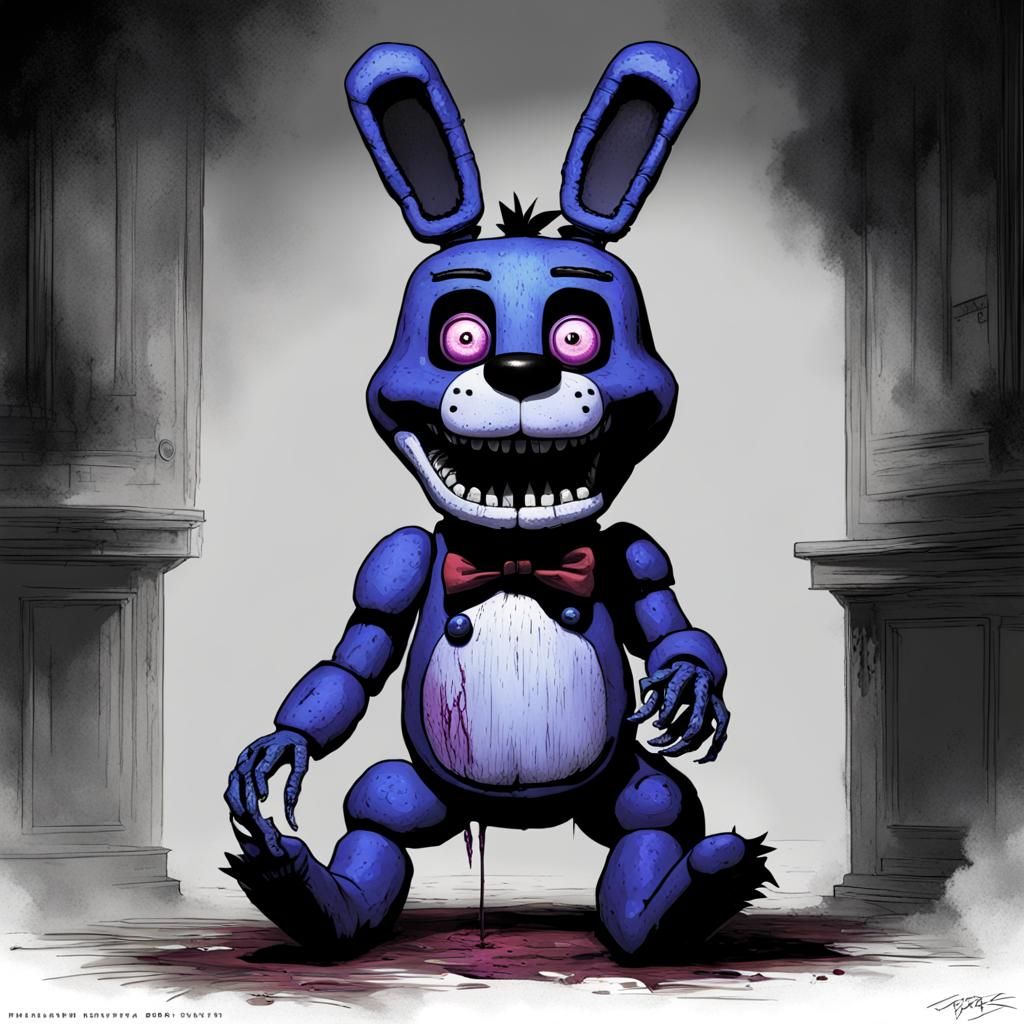 Nightmare Bonnie from Five Nights at Freddy's