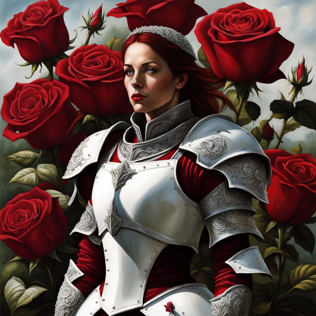 Rose Knight in Living Armor Reclaimed by Nature