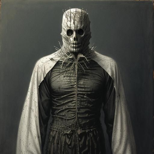 The Man in the Pickle Suit, a Gammell-esque Illustration