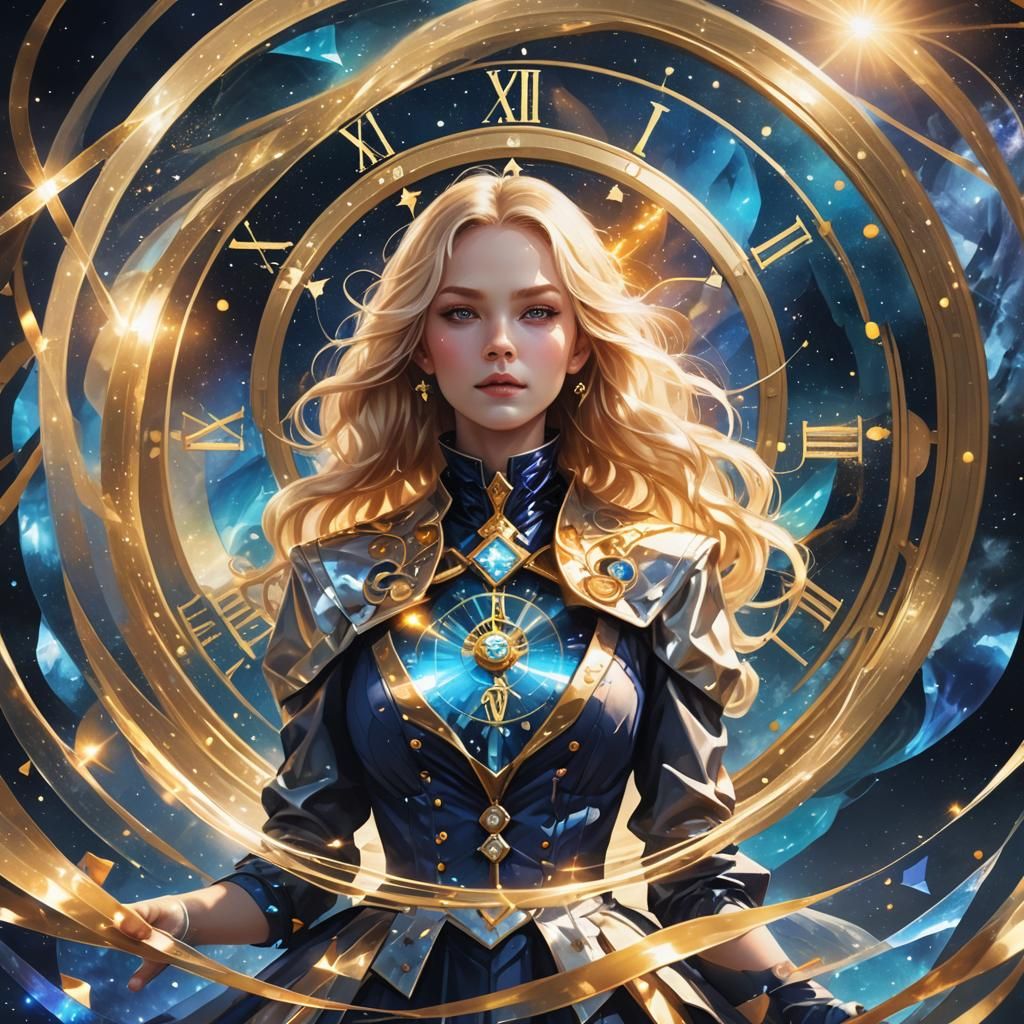 Magician of Time with Nebula Night