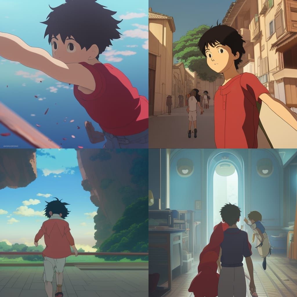 Greek Firefighter Rescues Child: Studio Ghibli Anime