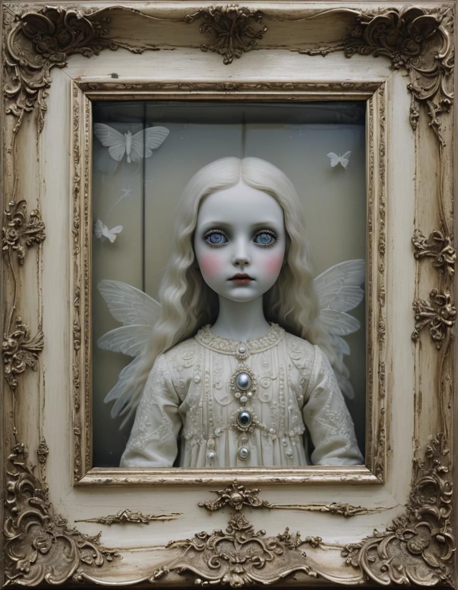 Glass Angel Doll in Haunted Gallery