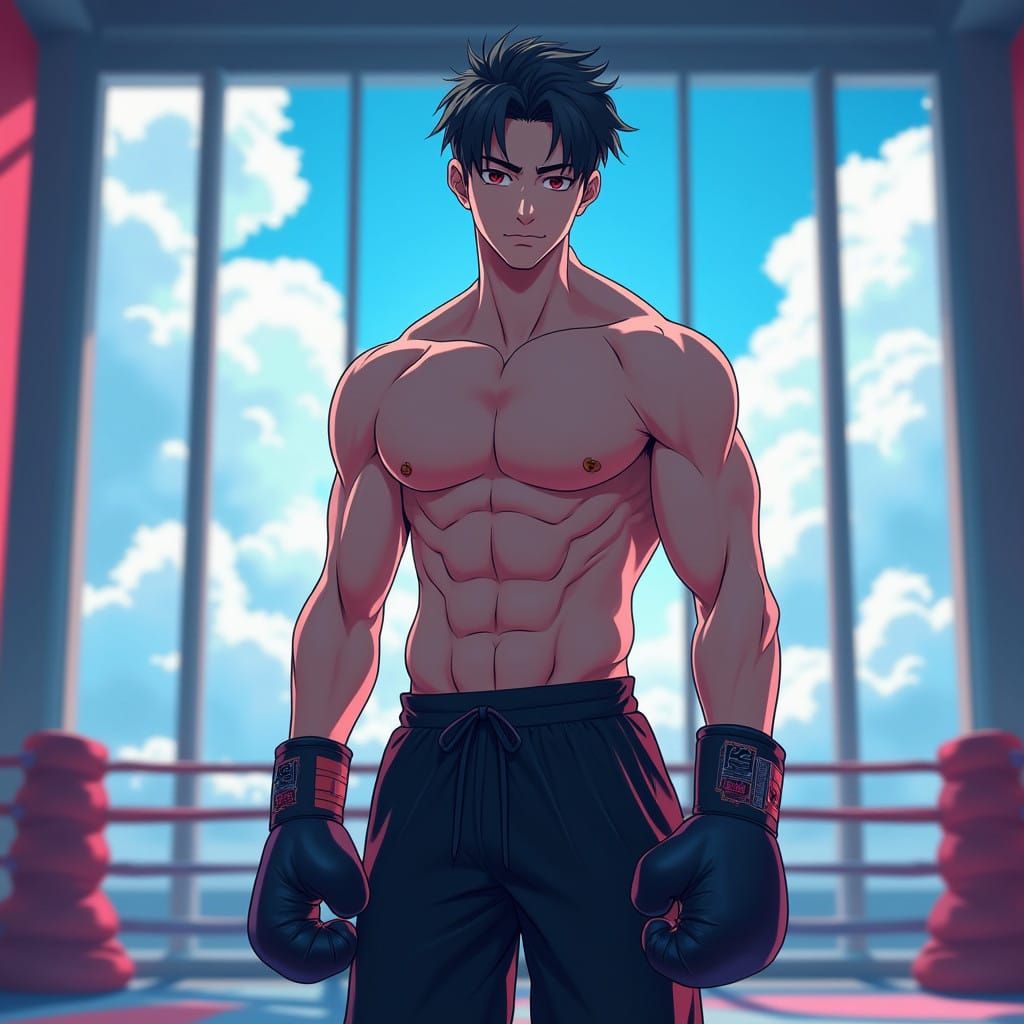 Futuristic Fitness Enthusiast in Hyper Realistic Style