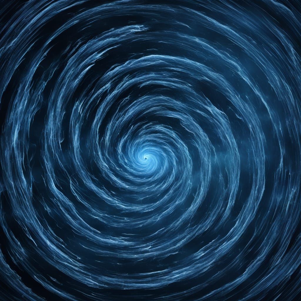 Swirling Smoke Vortex in Ethereal Motion