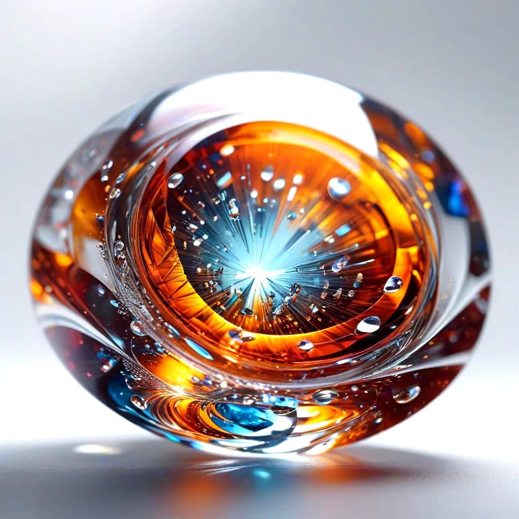 Vibrant Geometric Illusion with Harmonious Shapes