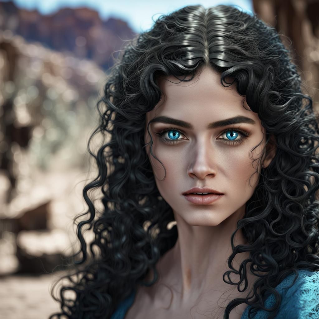 Old West Outlaw: Detailed Matte Painting in 8K