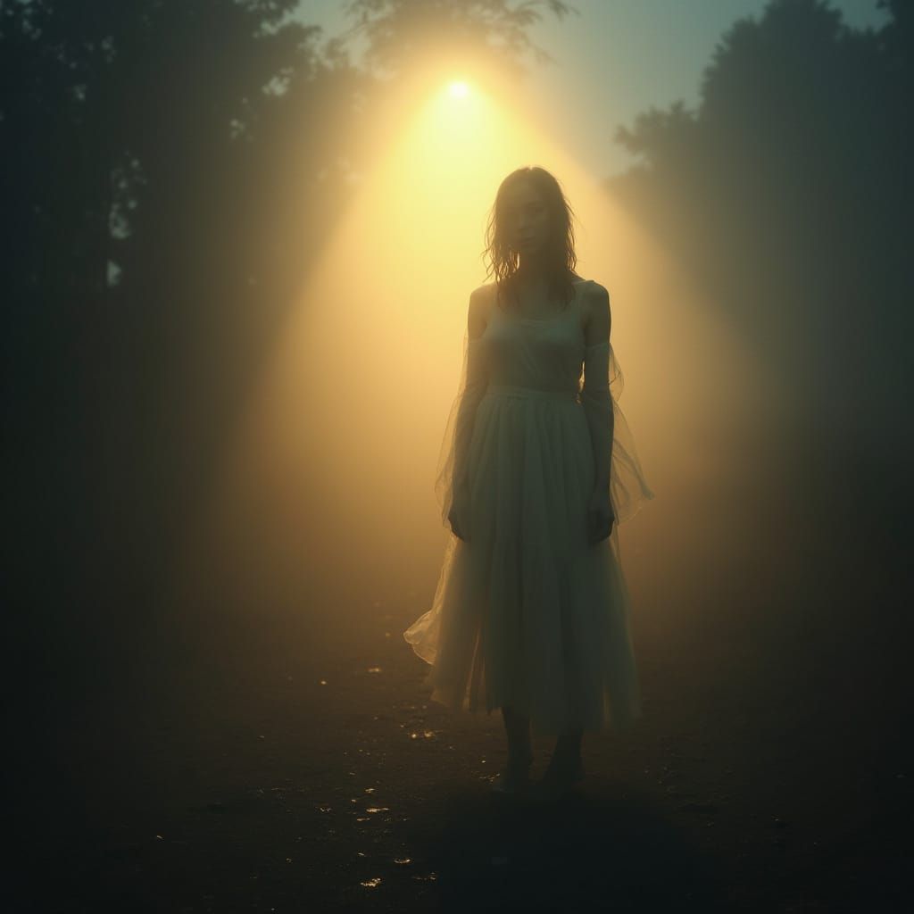 Ethereal Dawn Spirit in Moody Light