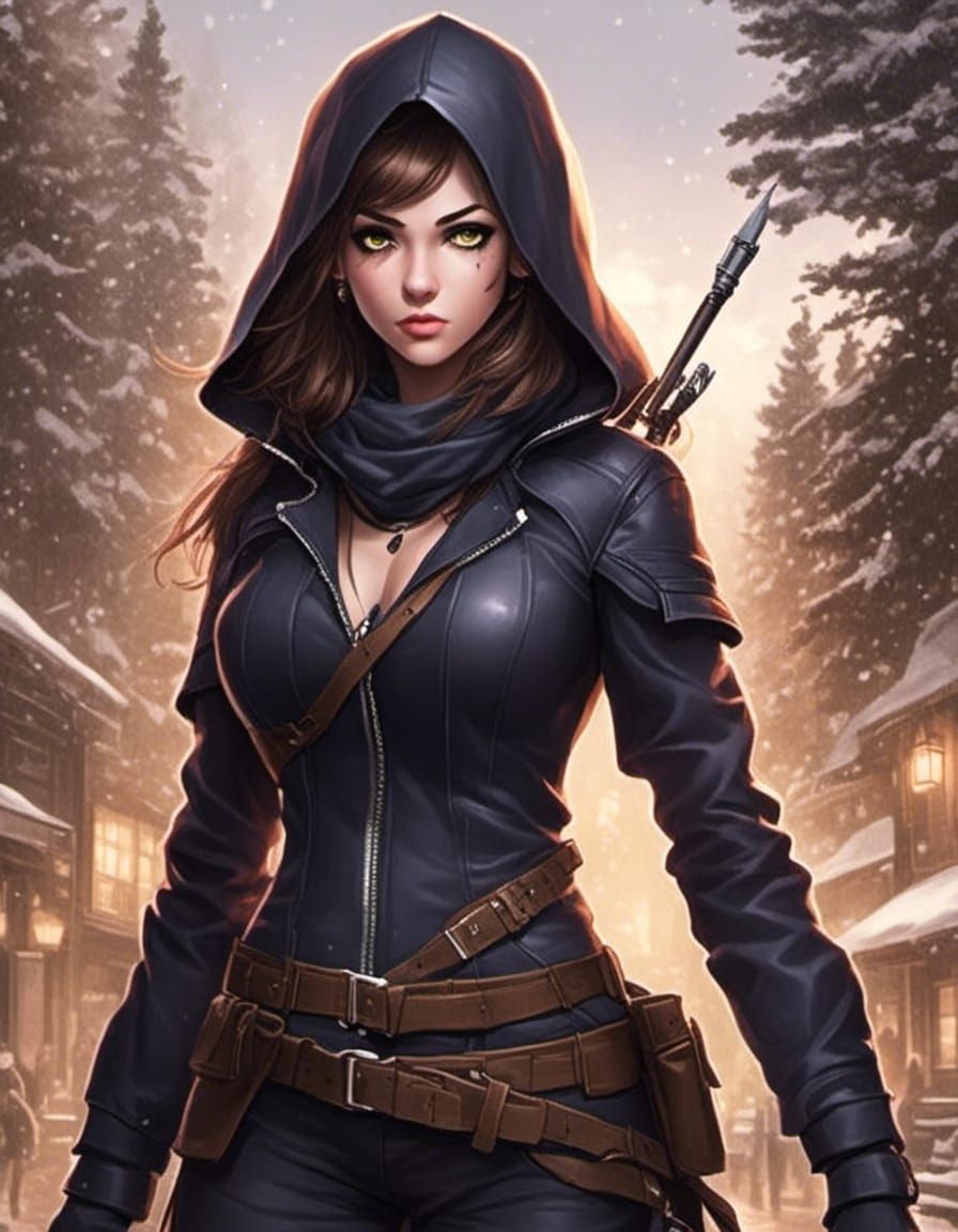 Fantasy Human Rogue Concept Art in Unreal Engine