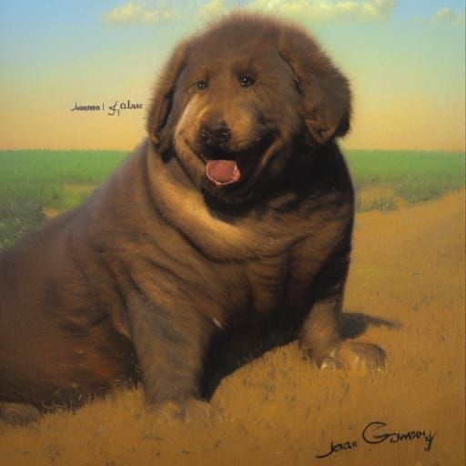 Le Chonk: Oil Painting of a Fat Cat