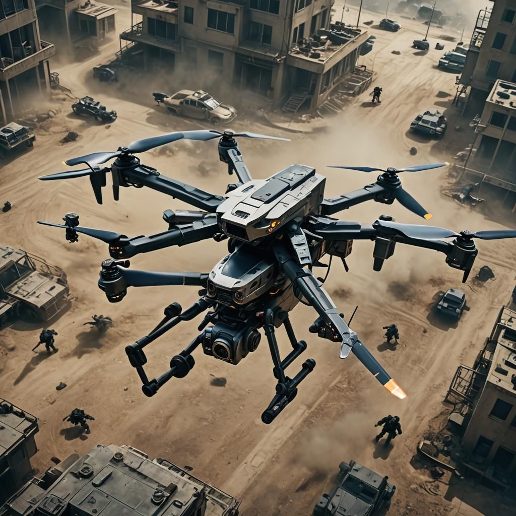 22nd Century Military Drone Concept Art