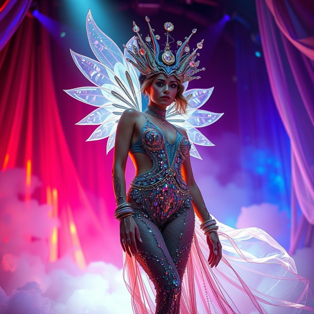 Mystical Performer in Fantasy Stage Act