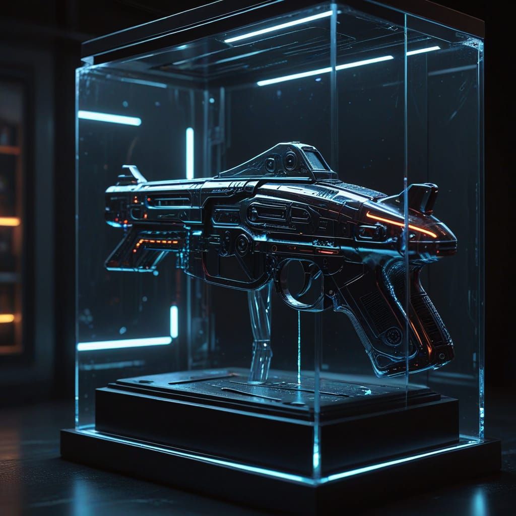 Cyberpunk Katana Concept Art in Hyper-Realistic Digital