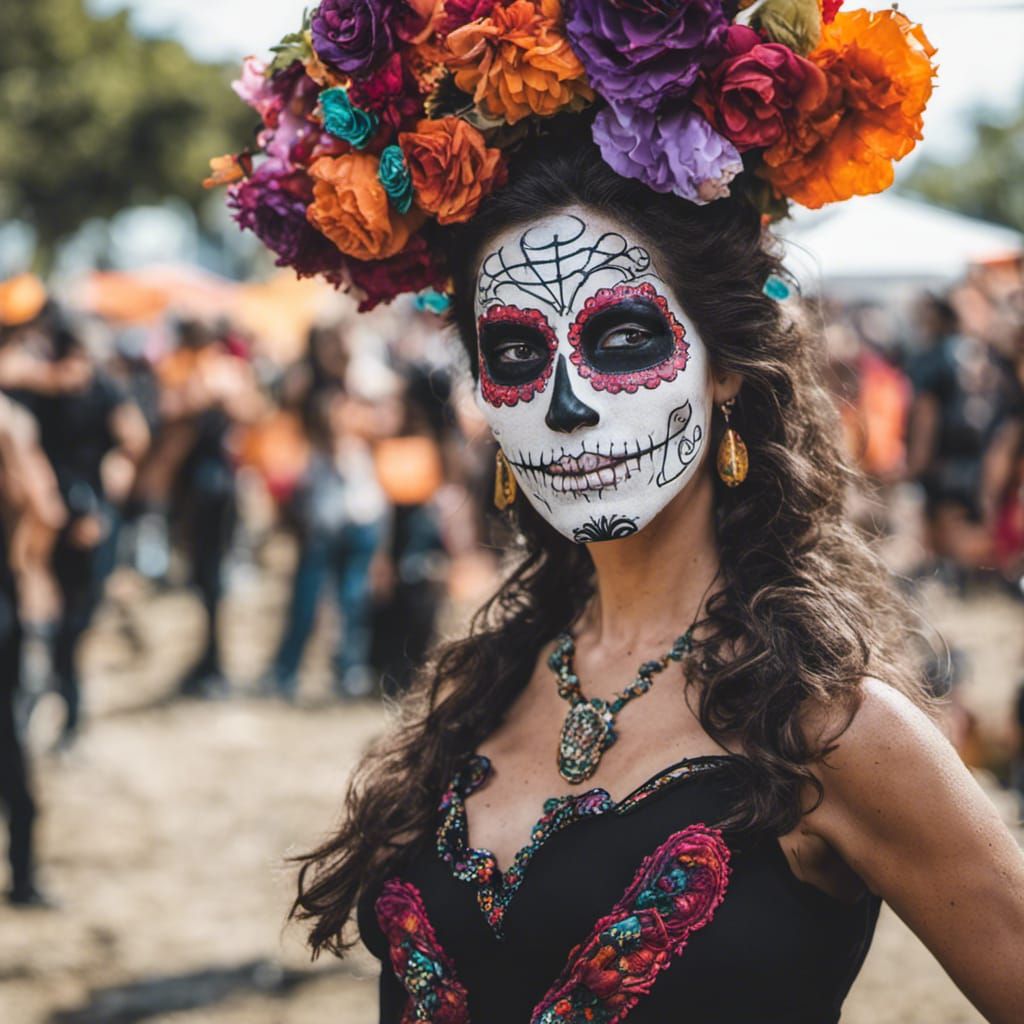 Day of the Dead: A Beautiful Woman Celebrates