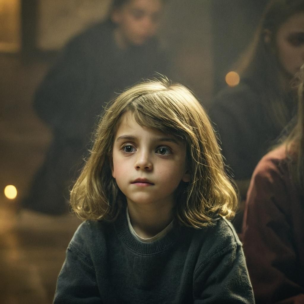 Renaissance-Style Portrait with Golden Lighting