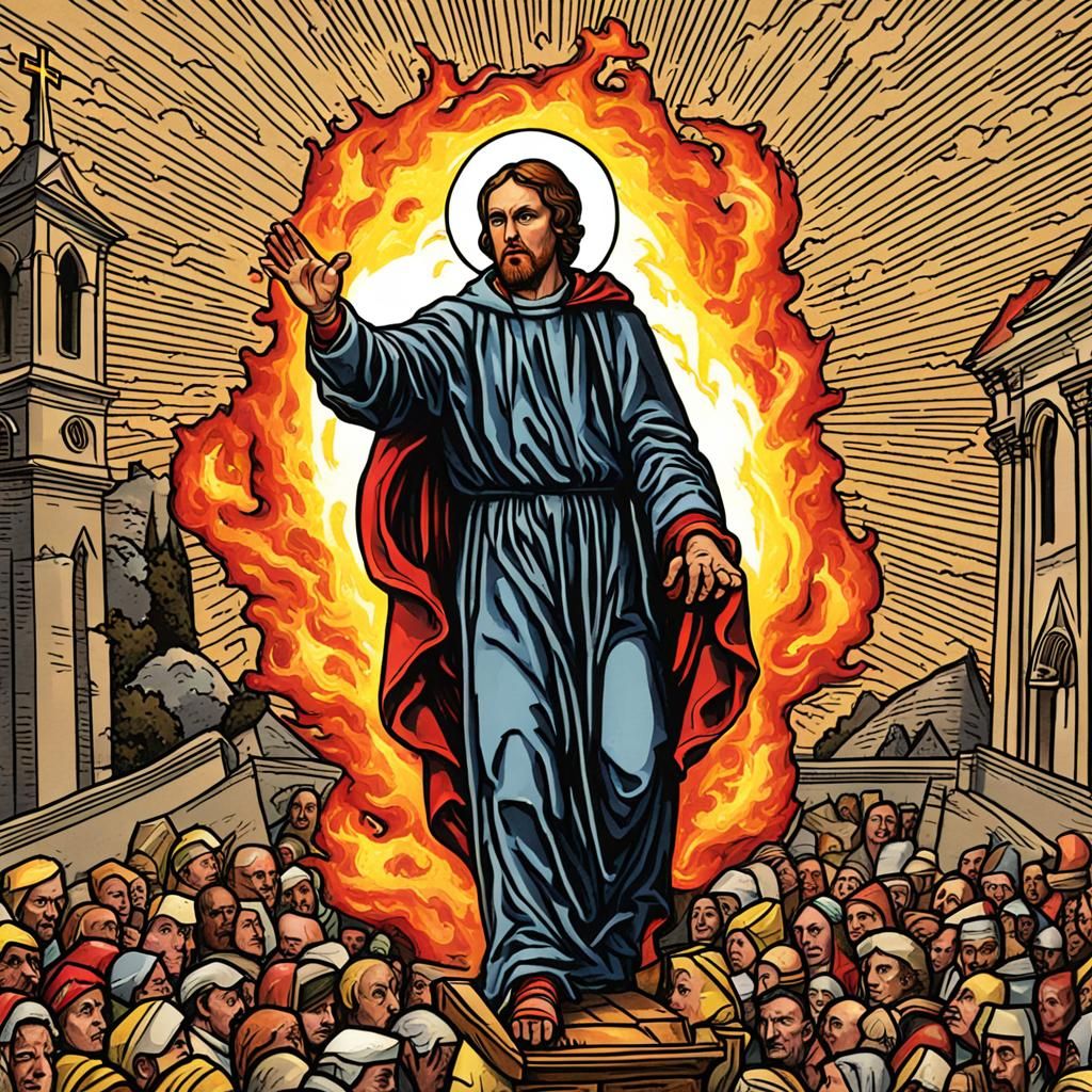 Catholic Fireball Digital Rendering