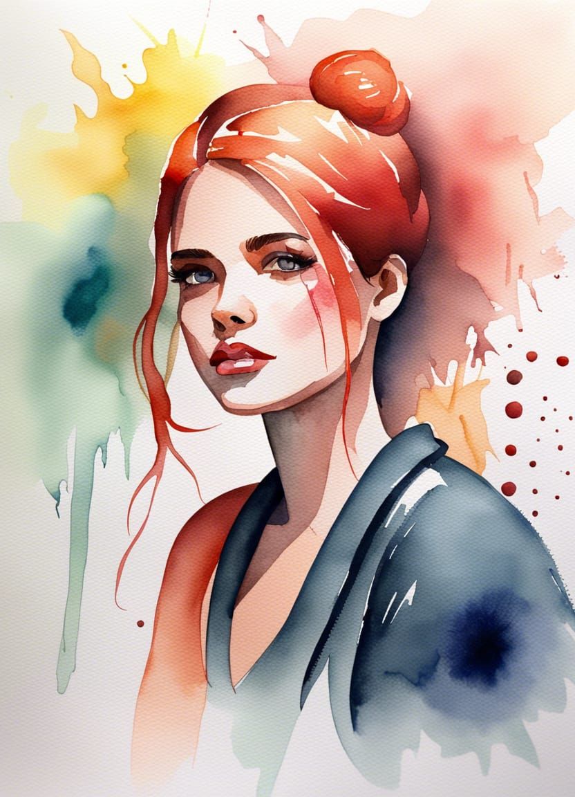 Elegant Watercolor Painting