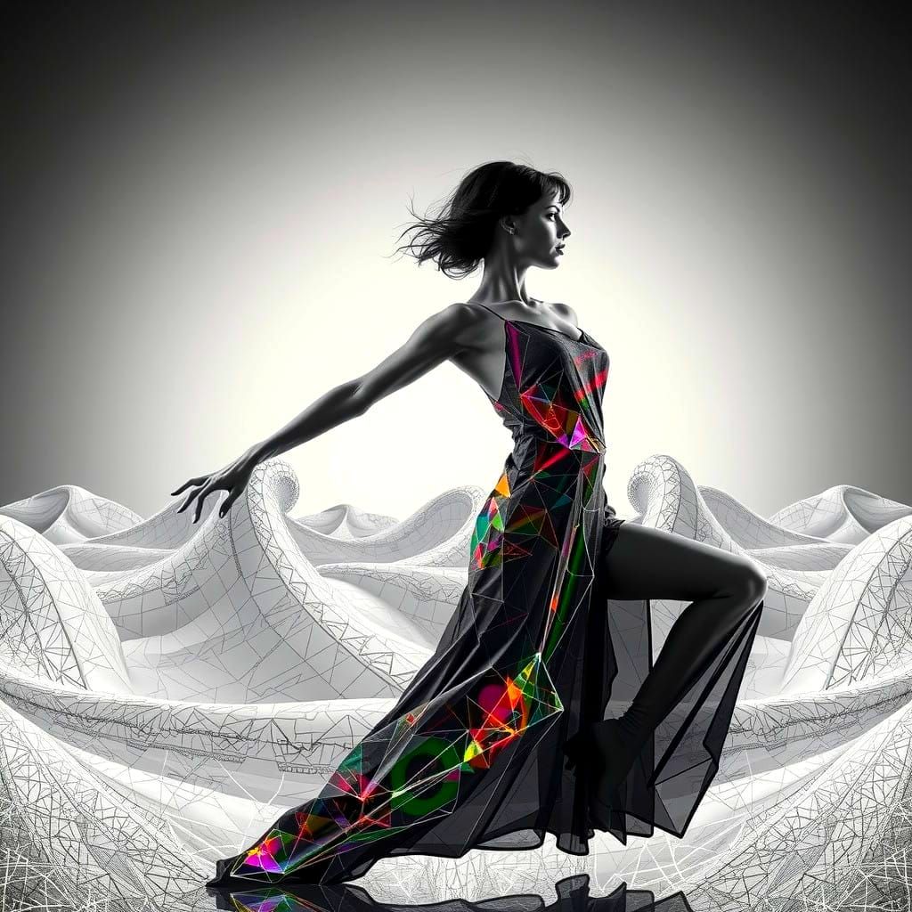 Fractal Goddess in Shattered Harmony