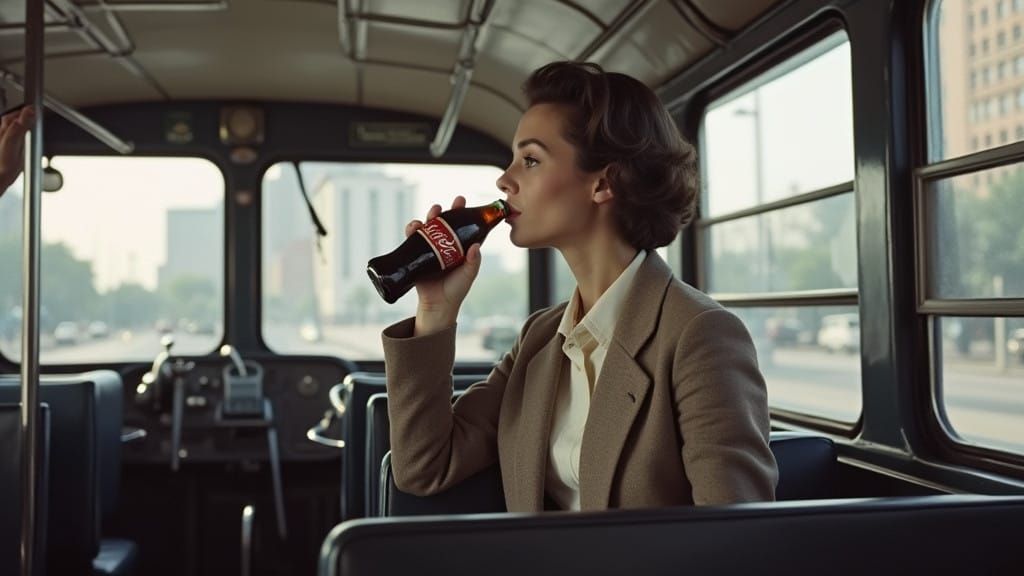 Fifties Office Worker Commutes to Work on Michigan's Magnifi...