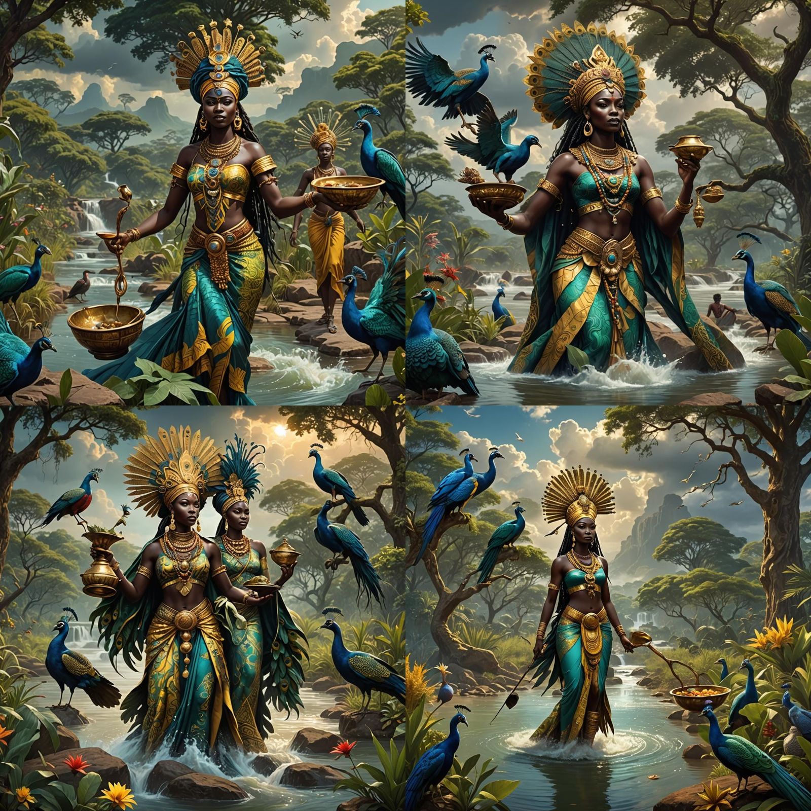 African Gods and Goddesses on the Plains