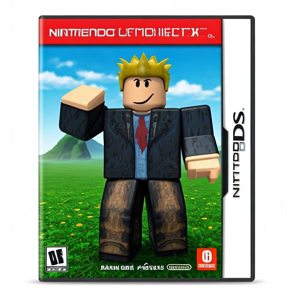 Roblox on Nintendo DS: Cover Art Concept