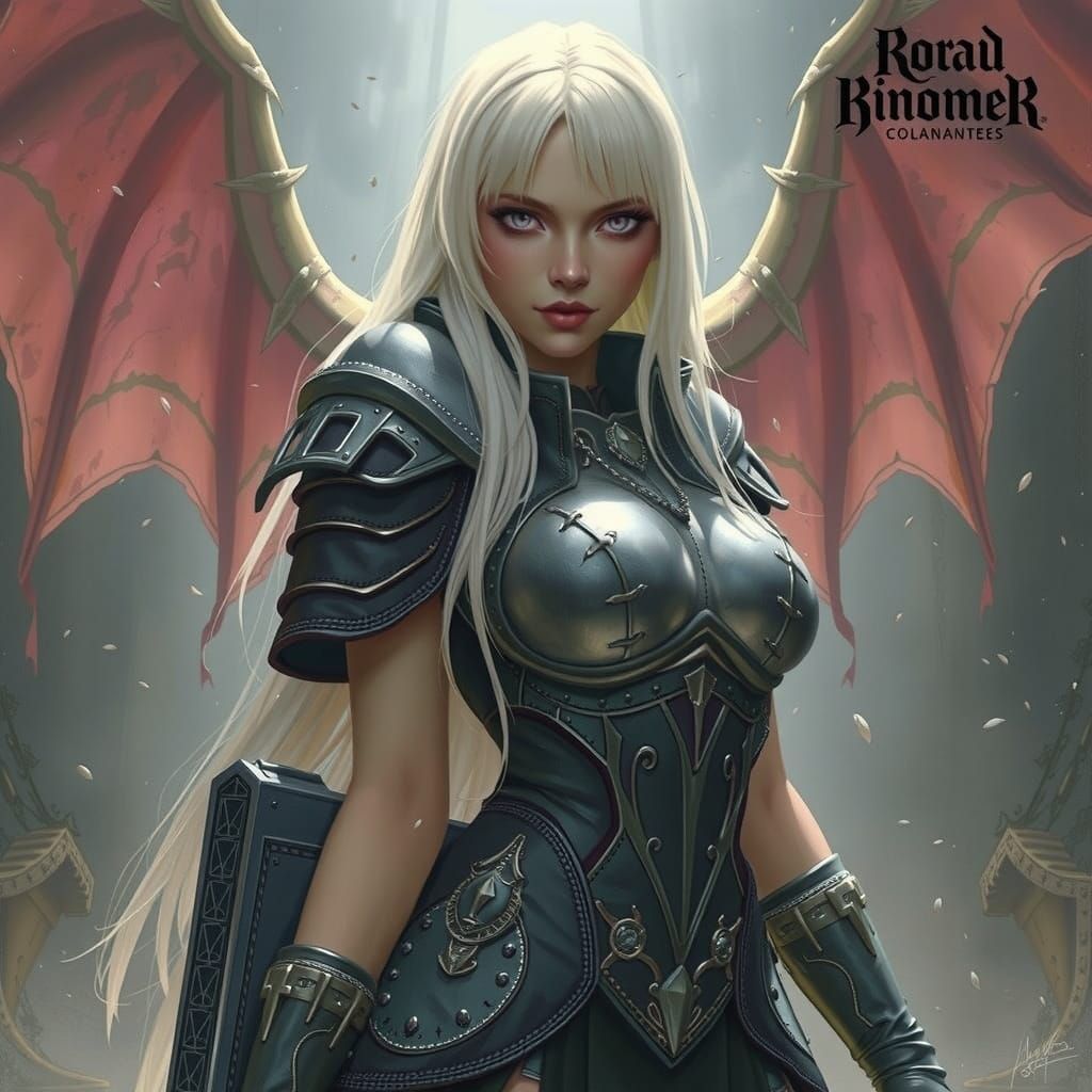 Albino Giant Warrior in Leather Armor