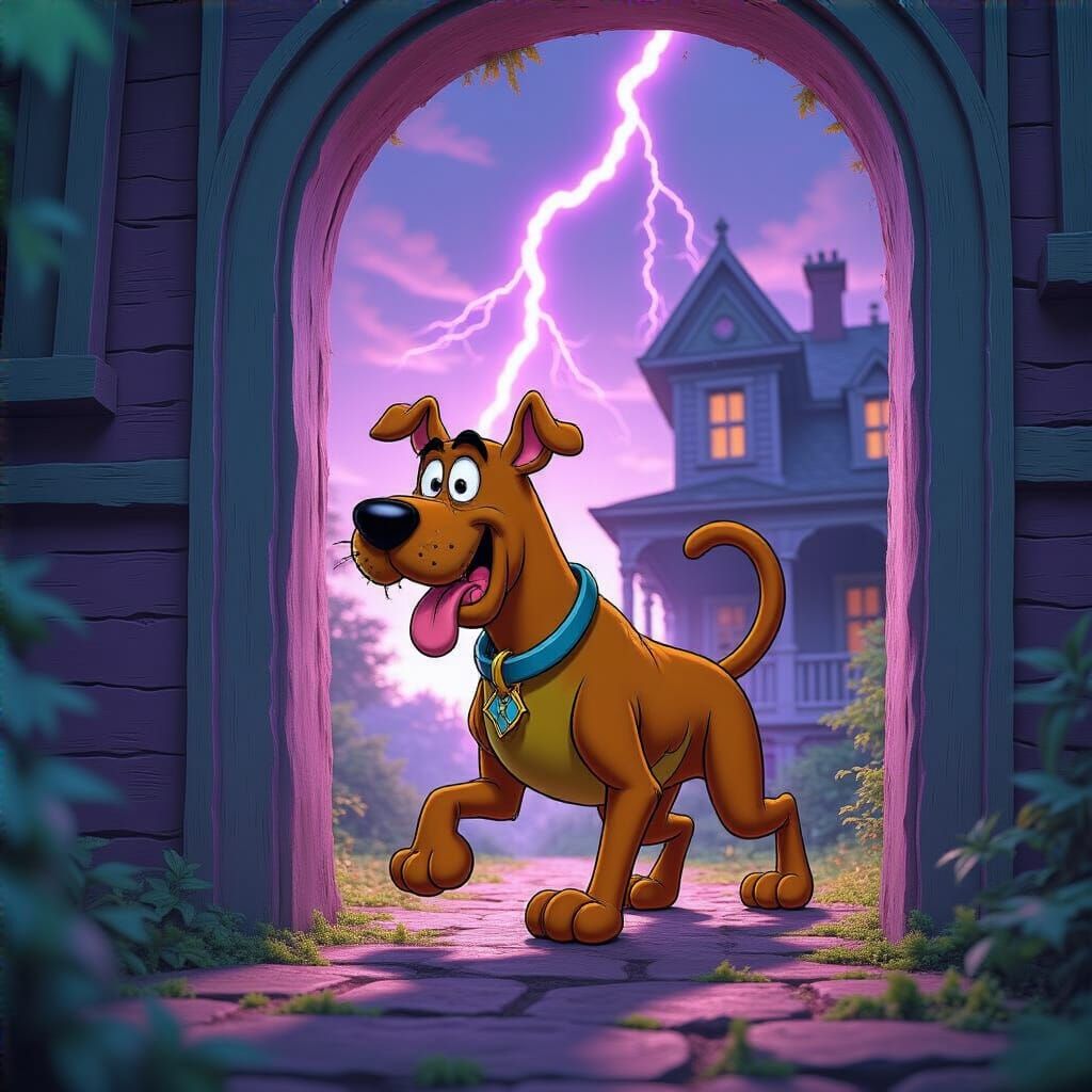 Scooby Doo in Haunted House, Comic Style