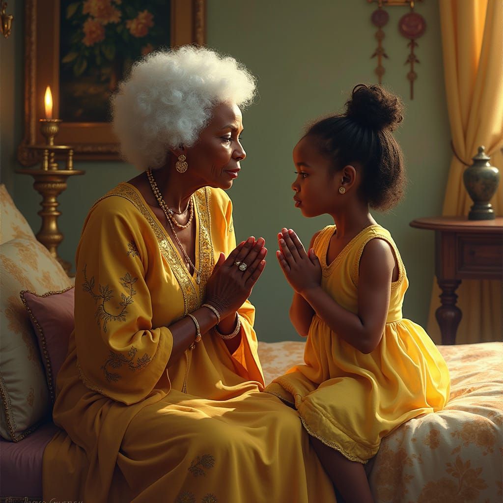 Afro Latina Grandmother Shares Intimacy with Granddaughter i...