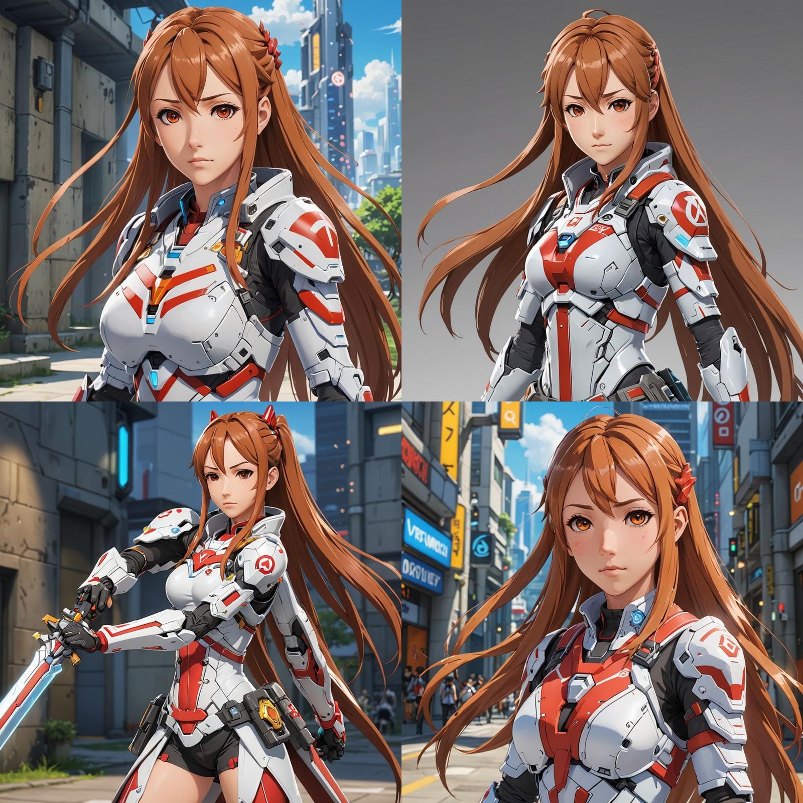 Asuna Yuuki in Overwatch Style