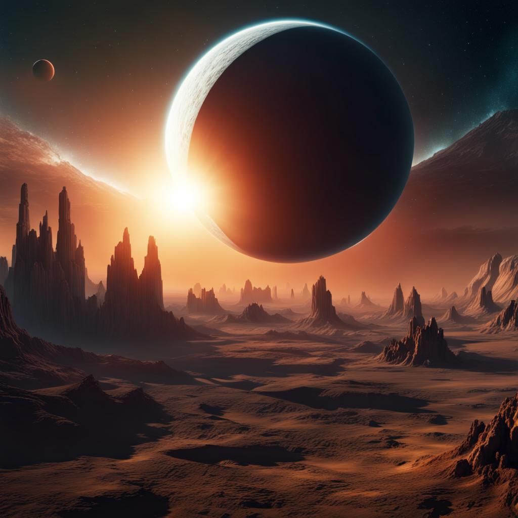 Spectacular Solar Eclipse on a Distant Alien Planet