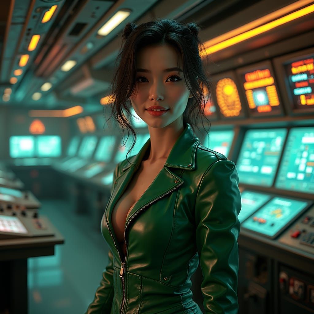 Rydra in the command room