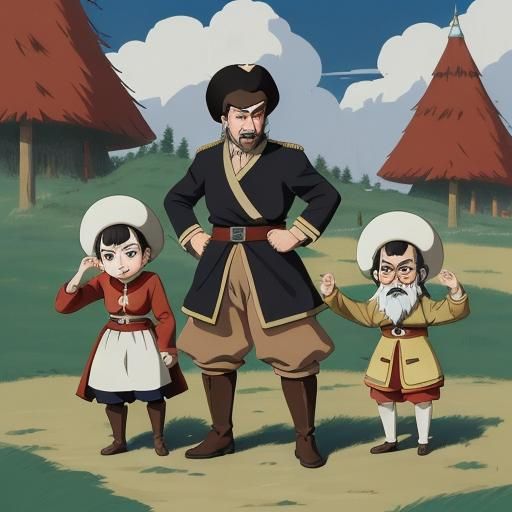 Cossack Fans: A Stop-Motion Fauvist Fusion