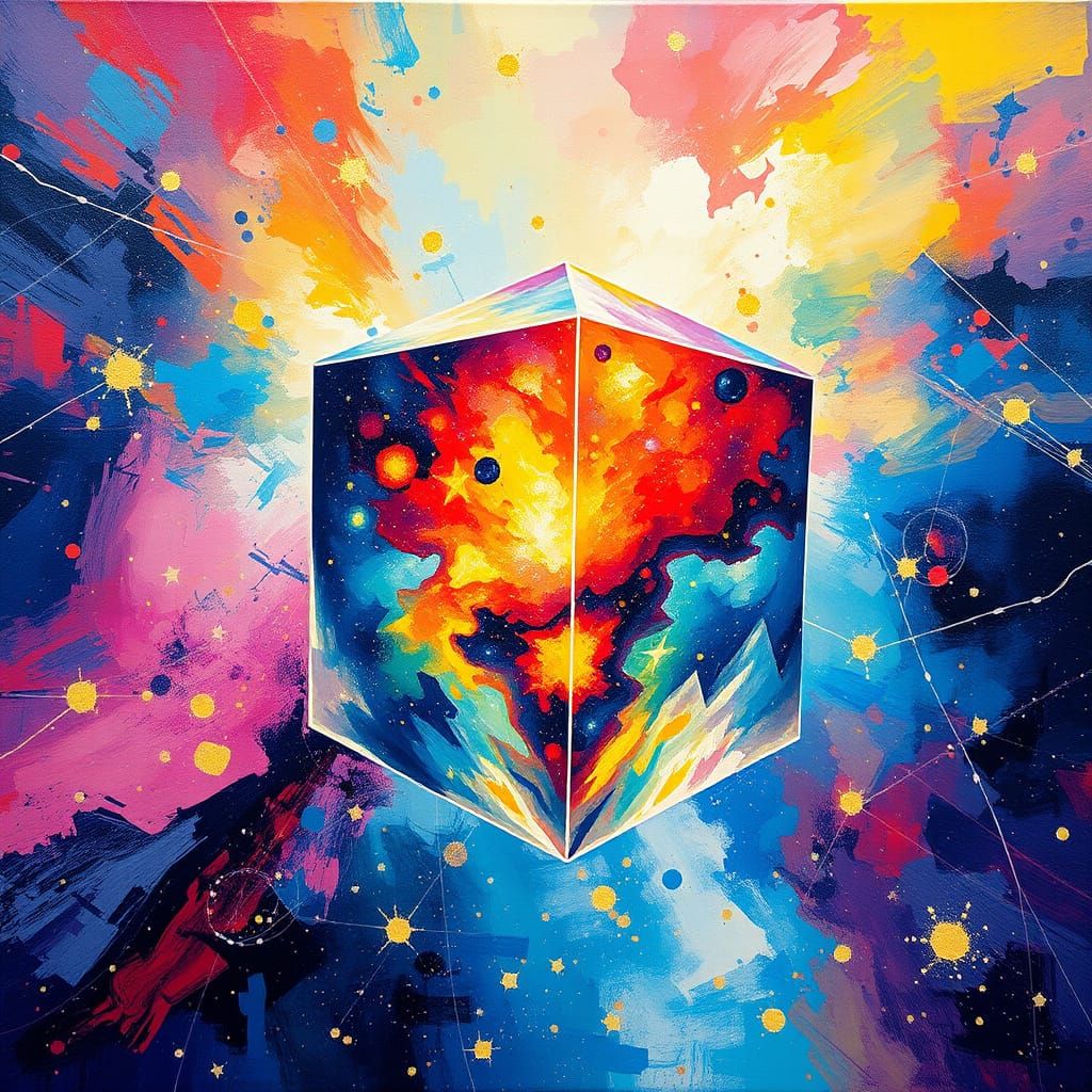 Cosmic Universe in a Translucent Crystal